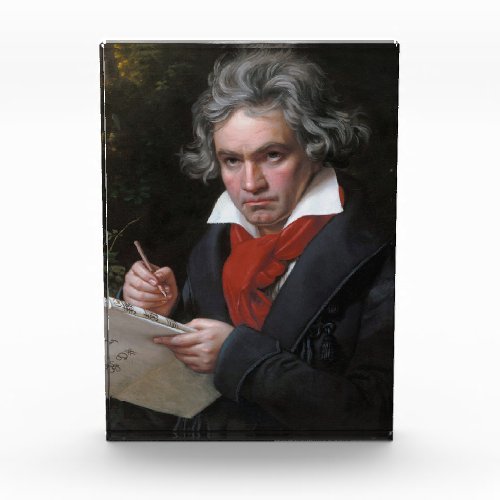 Ludwig Beethoven Symphony Classical Music Composer Photo Block