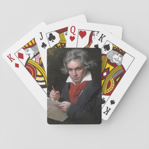 Ludwig Beethoven Symphony Classical Music Composer Playing Cards