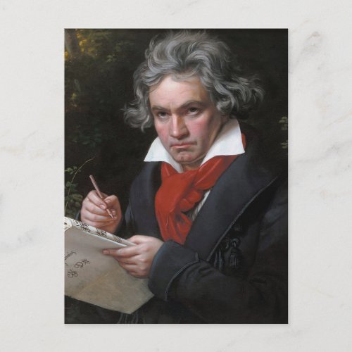 Ludwig Beethoven Symphony Classical Music Composer Postcard