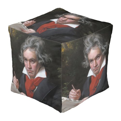 Ludwig Beethoven Symphony Classical Music Composer Pouf