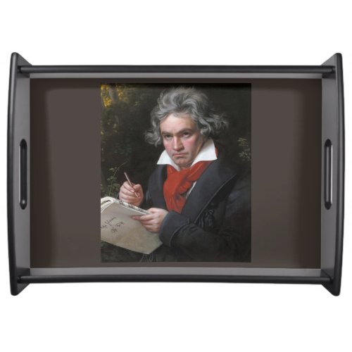 Ludwig Beethoven Symphony Classical Music Composer Serving Tray