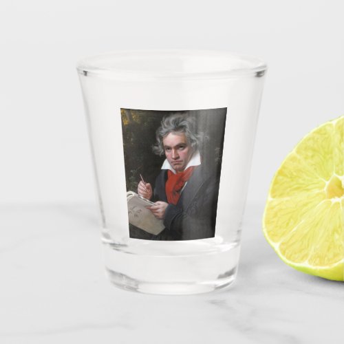 Ludwig Beethoven Symphony Classical Music Composer Shot Glass