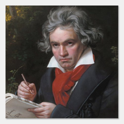 Ludwig Beethoven Symphony Classical Music Composer Sign