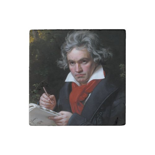 Ludwig Beethoven Symphony Classical Music Composer Stone Magnet