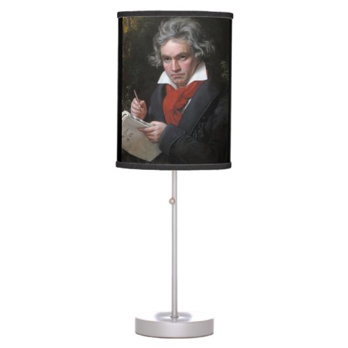 Ludwig Beethoven Symphony Classical Music Composer Table Lamp