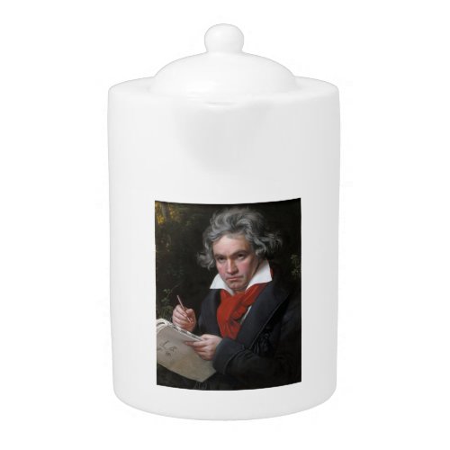 Ludwig Beethoven Symphony Classical Music Composer Teapot