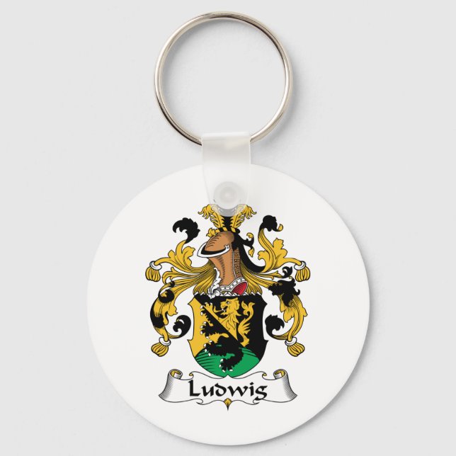 Ludwig Family Crest Keychain (Front)