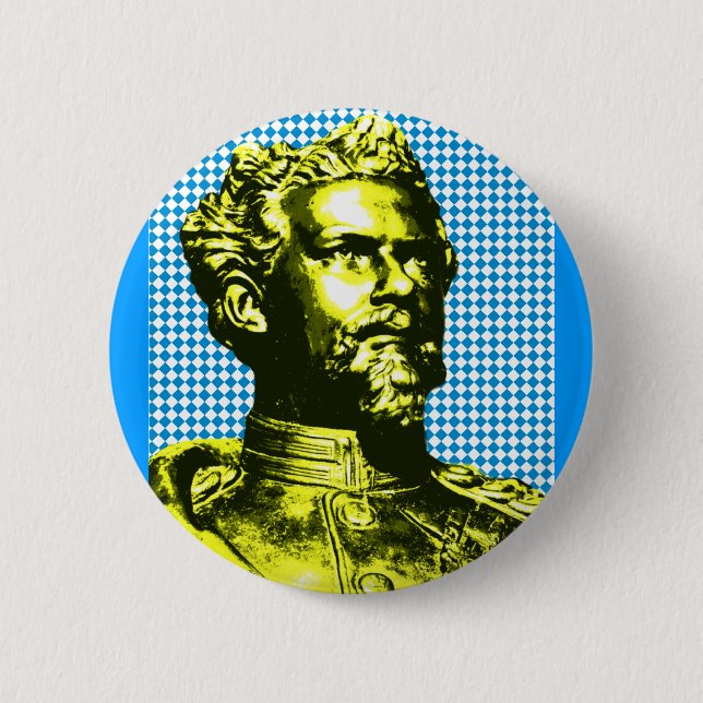 Ludwig II King Bavaria Pinback Button (Front)
