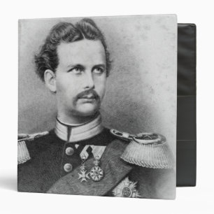 Ludwig II of Bavaria 3 Ring Binder