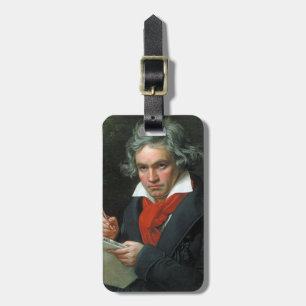 Ludwig van Beethoven, 1820 Luggage Tag