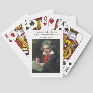 Ludwig van Beethoven, 1820 Poker Cards