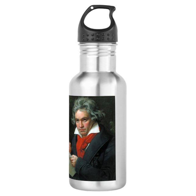 Ludwig van Beethoven, 1820 Stainless Steel Water Bottle (Front)
