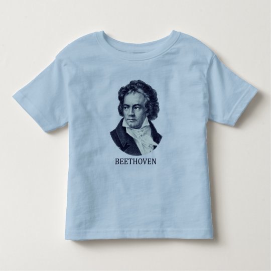 Ludwig van Beethoven, blue Toddler T-shirt