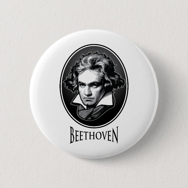 Ludwig van Beethoven Button (Front)