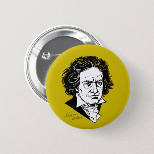 Ludwig van Beethoven Button