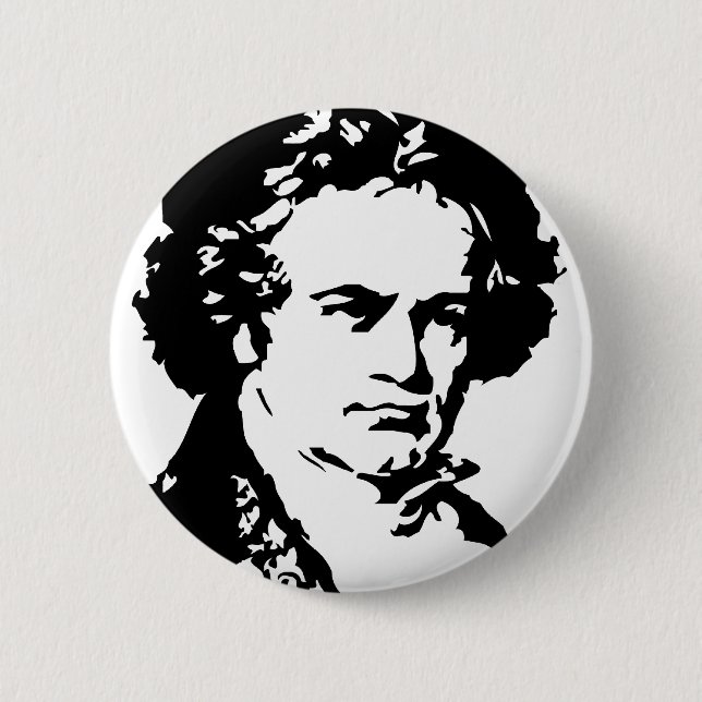 Ludwig van Beethoven Button (Front)