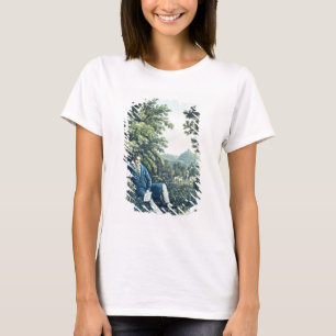 Ludwig van Beethoven by a River (coloured engravin T-Shirt