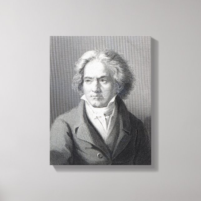 Ludwig van Beethoven Canvas Print (Front)