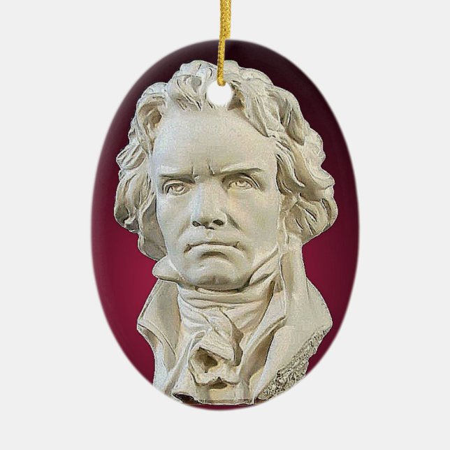 Ludwig van Beethoven Christmas Ornament (Front)