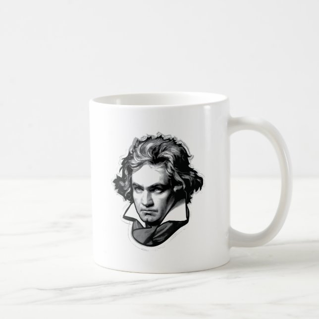 Ludwig van Beethoven Coffee Mug (Right)