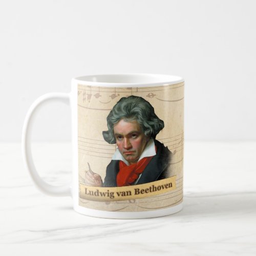 Ludwig Van Beethoven Historical Mug