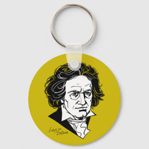 Ludwig van Beethoven Keychain