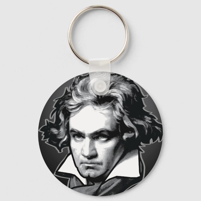 Ludwig van Beethoven Keychain (Front)