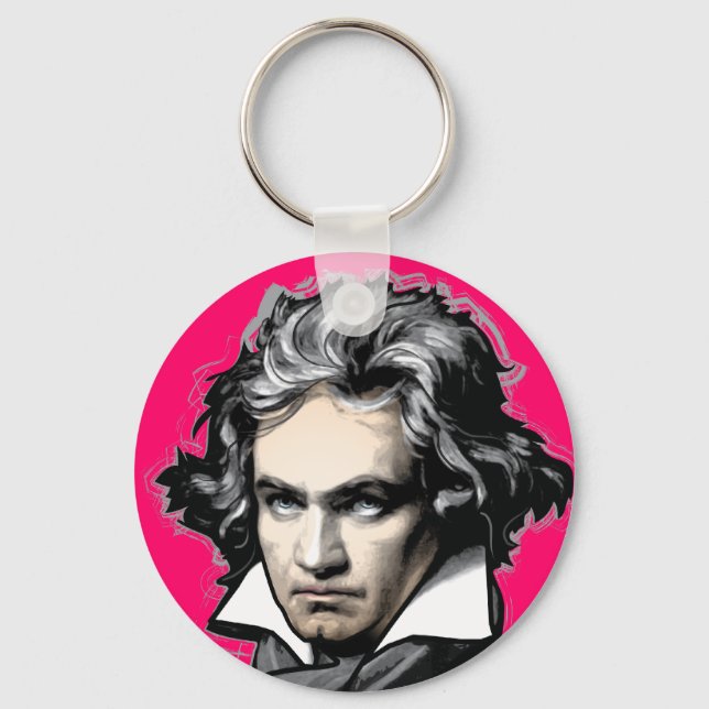 Ludwig van Beethoven Keychain (Front)