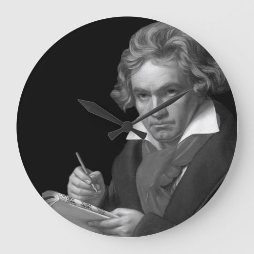 Ludwig Van Beethoven Large Clock