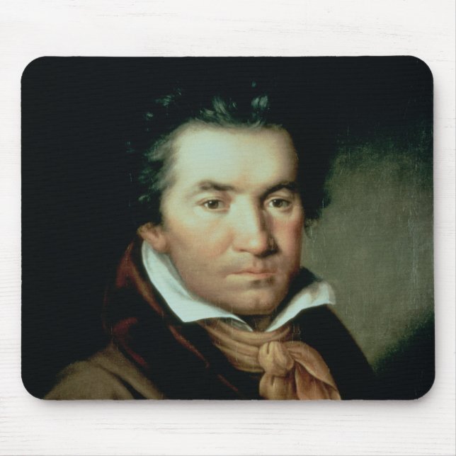 Ludwig van Beethoven Mouse Pad (Front)