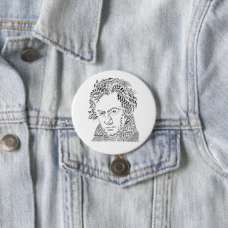 Ludwig Van Beethoven, Music Notes, Music Symbols Button