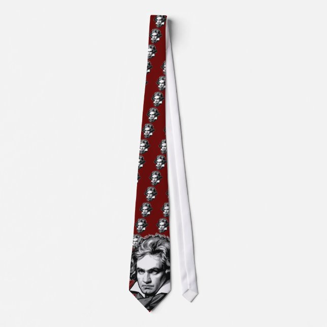 Ludwig van Beethoven Neck Tie (Front)