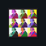 Ludwig Van Beethoven Pop Art Canvas Print<br><div class="desc">Beethoven(1770-1827) was a Classical and Romantic composer and pianist</div>