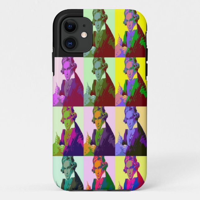 Ludwig Van Beethoven Pop Art Case-Mate iPhone Case (Back)