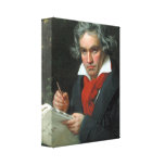 Ludwig Van Beethoven Portrait Canvas Print at Zazzle