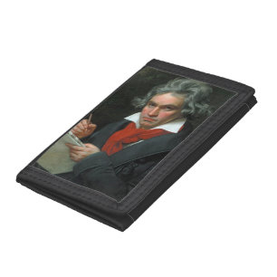 Ludwig van Beethoven Portrait Trifold Wallet