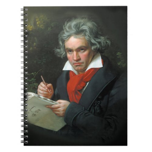 Ludwig van Beethoven Portrait Vintage Notebook