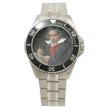 Ludwig Van Beethoven Portrait Watch by masterpiece_museum at Zazzle
