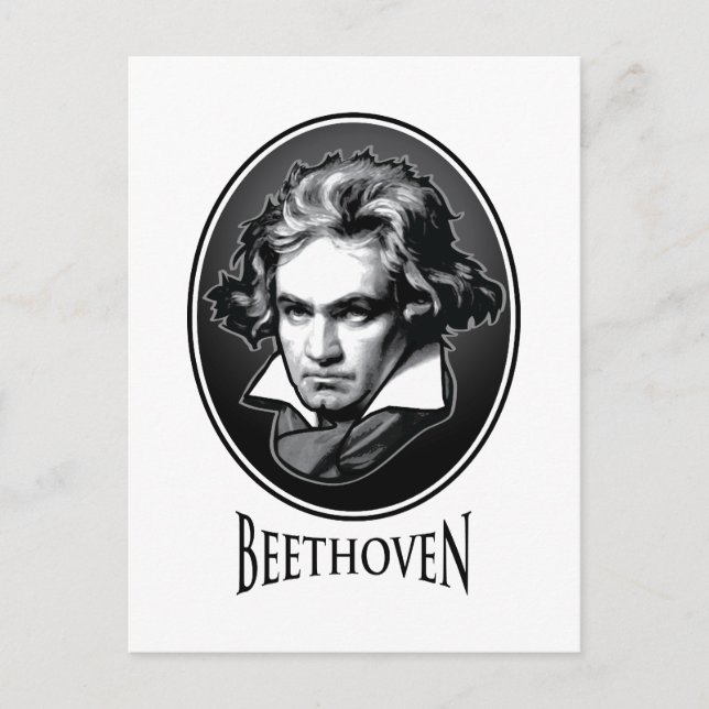 Ludwig van Beethoven Postcard (Front)