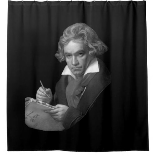 Ludwig van Beethoven Shower Curtain