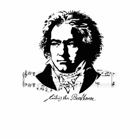 Ludwig Van Beethoven Statuette