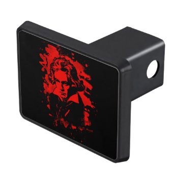 Ludwig Van Beethoven Tribute (red) Hitch Cover by andersARTshop at Zazzle