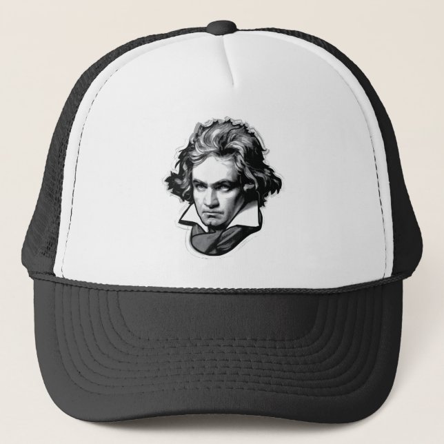 Ludwig van Beethoven Trucker Hat (Front)