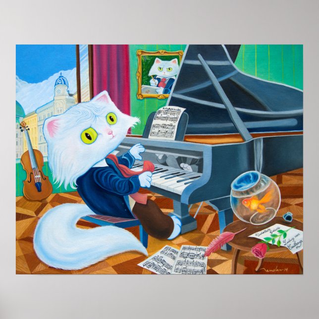 “Ludwig van Caathoven” Poster (Front)