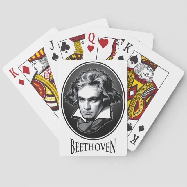 Ludwig VanBeethoven - Composer Musician Poker Cards (Back)