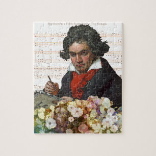 Ludwig von Beethoven Mashed Jigsaw Puzzle