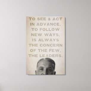 Ludwig von Mises Leaders Canvas Print