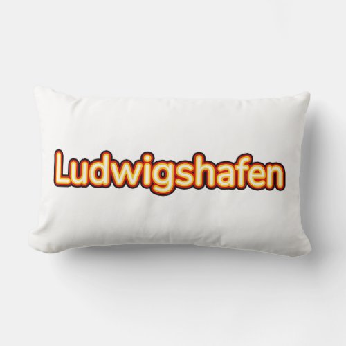 Ludwigshafen Deutschland Germany Lumbar Pillow