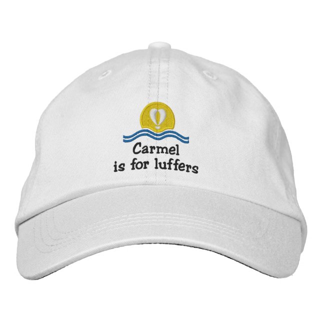 Luffers Sunset_Carmel Embroidered Baseball Cap (Front)