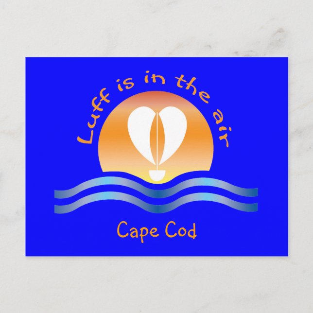 Luffers Sunset_Luff in air Cape Cod postcard (Front)